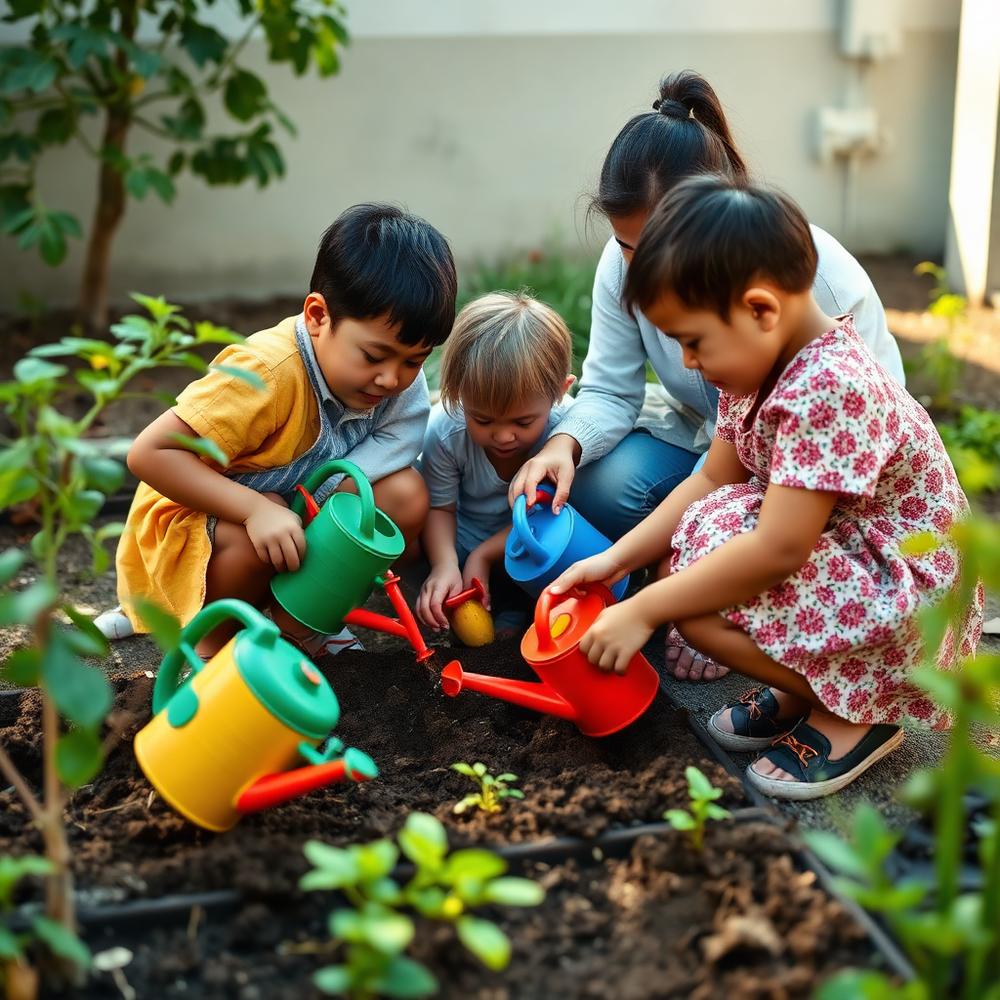 A moment from life at Nurture Kids